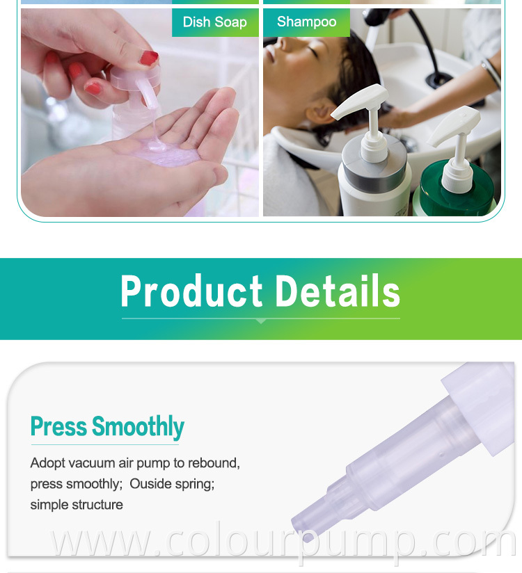 White Plastic Plastic Bottle Dispenser Spray Bottle Cap Lotion Pump